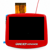 GameBoy Advance: Laminated 3.0 Inch 720*480 IPS V5 Display Kit (By Hispeedido) Bright Red - Ersatzteile von Retrohahn für Gameboy Modding