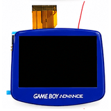 GameBoy Advance: Laminated 3.0 Inch 720*480 IPS V5 Display Kit (By Hispeedido) Dark Blue - Ersatzteile von Retrohahn für Gameboy Modding