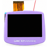 GameBoy Advance: Laminated 3.0 Inch 720*480 IPS V5 Display Kit (By Hispeedido) Light Purple - Ersatzteile von Retrohahn für Gameboy Modding