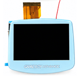 GameBoy Advance: Laminated 3.0 Inch 720*480 IPS V5 Display Kit (By Hispeedido) Sky Blue - Ersatzteile von Retrohahn für Gameboy Modding