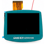 GameBoy Advance: Laminated 3.0 Inch 720*480 IPS V5 Display Kit (By Hispeedido) Teal Green - Ersatzteile von Retrohahn für Gameboy Modding