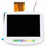 GameBoy Advance: Laminated 3.0 Inch 720*480 IPS V5 Display Kit (By Hispeedido) White - Ersatzteile von Retrohahn für Gameboy Modding