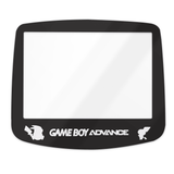 GameBoy Advance: Scheibe (Echtglas) Pikachu/Pichu - Dark Gray - Ersatzteile von Retrohahn für Gameboy Modding