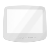 GameBoy Advance: Scheibe (Echtglas) White - Ersatzteile von Retrohahn für Gameboy Modding