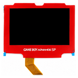 GameBoy Advance SP: 3.0 Inch Drop In 720*480 Laminated IPS V5 Display Kit (By Hispeedido) Bright Red - Ersatzteile von Retrohahn für Gameboy Modding