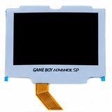GameBoy Advance SP: 3.0 Inch Drop In 720*480 Laminated IPS V5 Display Kit (By Hispeedido) Glacier - Ersatzteile von Retrohahn für Gameboy Modding