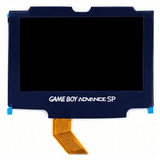 GameBoy Advance SP: 3.0 Inch Drop In 720*480 Laminated IPS V5 Display Kit (By Hispeedido) Purple Blue - Ersatzteile von Retrohahn für Gameboy Modding