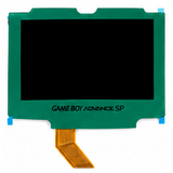GameBoy Advance SP: 3.0 Inch Drop In 720*480 Laminated IPS V5 Display Kit (By Hispeedido) Teal Green - Ersatzteile von Retrohahn für Gameboy Modding
