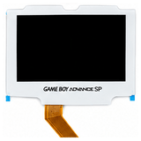 GameBoy Advance SP: 3.0 Inch Drop In 720*480 Laminated IPS V5 Display Kit (By Hispeedido) White - Ersatzteile von Retrohahn für Gameboy Modding