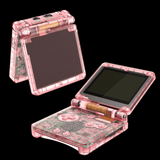 GameBoy Advance SP: Gehäuse (By eXtremeRate) Cherry Pink - Ersatzteile von Retrohahn für Gameboy Modding