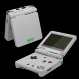 GameBoy Advance SP: Gehäuse (By eXtremeRate) Classic 1989 GB DMG - 01 Style - Ersatzteile von Retrohahn für Gameboy Modding