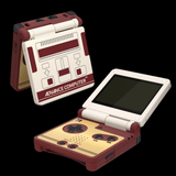 GameBoy Advance SP: Gehäuse (By eXtremeRate) Classic FC Style - Ersatzteile von Retrohahn für Gameboy Modding