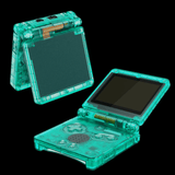 GameBoy Advance SP: Gehäuse (By eXtremeRate) Emerald Green - Ersatzteile von Retrohahn für Gameboy Modding