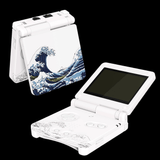 GameBoy Advance SP: Gehäuse (By eXtremeRate) The Great Wave - Ersatzteile von Retrohahn für Gameboy Modding