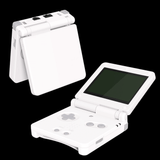 GameBoy Advance SP: Gehäuse (By eXtremeRate) White - Ersatzteile von Retrohahn für Gameboy Modding