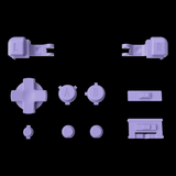 GameBoy Advance SP: Knöpfe (By eXtremeRate) 16Bits Light Violet - Ersatzteile von Retrohahn für Gameboy Modding