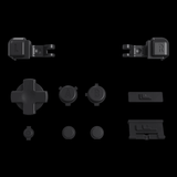 GameBoy Advance SP: Knöpfe (By eXtremeRate) Black - Ersatzteile von Retrohahn für Gameboy Modding