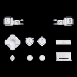 GameBoy Advance SP: Knöpfe (By eXtremeRate) Chrome Silver - Ersatzteile von Retrohahn für Gameboy Modding