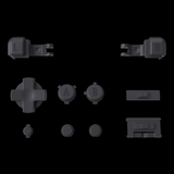 GameBoy Advance SP: Knöpfe (By eXtremeRate) Dark Gray - Ersatzteile von Retrohahn für Gameboy Modding