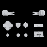GameBoy Advance SP: Knöpfe (By eXtremeRate) Light Gray - Ersatzteile von Retrohahn für Gameboy Modding