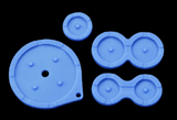 GameBoy Advance SP: Silikonpads (By Cloud Game Store) Royal Blue - Ersatzteile von Retrohahn für Gameboy Modding