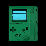 GameBoy Classic: Gehäuse Pre - Cut (By Hispeedido) Green - Ersatzteile von Retrohahn für Gameboy Modding