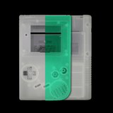 GameBoy Classic: Gehäuse (By Cloud Game Store) GITD Clear White - Ersatzteile von Retrohahn für Gameboy Modding