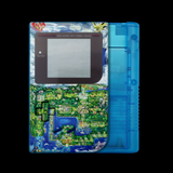 GameBoy Classic: Gehäuse Pokémon (UV Druck) Pokémon - Kanto Map - Ersatzteile von Retrohahn für Gameboy Modding
