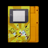 GameBoy Classic: Gehäuse Pokémon (UV Druck) Pokémon - Yellow - Ersatzteile von Retrohahn für Gameboy Modding