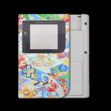 GameBoy Classic: Gehäuse (UV Druck) Super Mario Mix - Ersatzteile von Retrohahn für Gameboy Modding