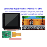 GameBoy Color: 3.1 Inch HD Laminated Q5 OSD Display Kit (By Hispeedido)