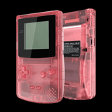 Gameboy Color: Gehäuse (By eXtremeRate) Cherry Pink - Black - Ersatzteile von Retrohahn für Gameboy Modding