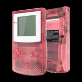 Gameboy Color: Gehäuse (By eXtremeRate) Cherry Pink - White - Ersatzteile von Retrohahn für Gameboy Modding