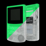Gameboy Color: Gehäuse (By eXtremeRate) Glow In The Dark - Green - Ersatzteile von Retrohahn für Gameboy Modding