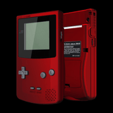 Gameboy Color: Gehäuse (By eXtremeRate) Vampire Red - Ersatzteile von Retrohahn für Gameboy Modding