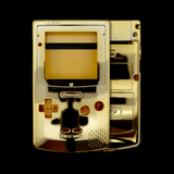 Gameboy Color: Gehäuse (By Cloud Game Store) Metallic Gold - Ersatzteile von Retrohahn für Gameboy Modding