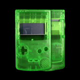 Gameboy Color: Gehäuse (For Laminated Display) Clear Green - Ersatzteile von Retrohahn für Gameboy Modding