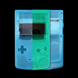 Gameboy Color: Gehäuse (For Laminated Display) GITD Clear Blue - Ersatzteile von Retrohahn für Gameboy Modding