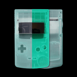 Gameboy Color: Gehäuse (For Laminated Display) GITD Clear Teal - Ersatzteile von Retrohahn für Gameboy Modding
