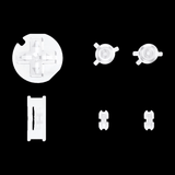 GameBoy Color: Knöpfe (By eXtremeRate) Transparent Clear - Ersatzteile von Retrohahn für Gameboy Modding