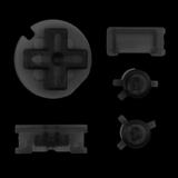 GameBoy Color: Knöpfe (By Cloud Game Store) Clear Black - Ersatzteile von Retrohahn für Gameboy Modding