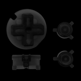 GameBoy Pocket: Knöpfe (By Cloud Game Store) Clear Black - Ersatzteile von Retrohahn für Gameboy Modding