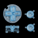 GameBoy Pocket: Knöpfe (By Cloud Game Store) Crystal - Ersatzteile von Retrohahn für Gameboy Modding