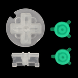 GameBoy Pocket: Knöpfe (By Cloud Game Store) GITD Clear White - Ersatzteile von Retrohahn für Gameboy Modding