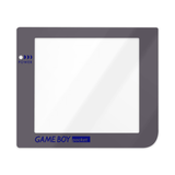 GameBoy Pocket: Scheibe (Echtglas) Light Gray - Ersatzteile von Retrohahn für Gameboy Modding