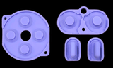 GameBoy Pocket: Silikonpads (By Retrohahn) Lavender - Ersatzteile von Retrohahn für Gameboy Modding
