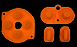 GameBoy Pocket: Silikonpads (By Retrohahn) Orange - Ersatzteile von Retrohahn für Gameboy Modding