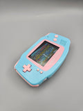 Nintendo Game Boy Advance Custom – Bubblegum Sky Edition mit 3,0" Drop-In 720x480 IPS Display Mod - Ersatzteile von Retrohahn für Gameboy Modding