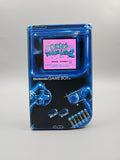 Nintendo GameBoy Classic Custom – Black Neon Edition (OVP Design) mit IPS V5 Ultra Display Mod - Ersatzteile von Retrohahn für Gameboy Modding
