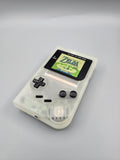 Nintendo GameBoy Classic Custom – Frosted Glow Edition mit Q5 OSD Display Mod & LED-Effekt - Ersatzteile von Retrohahn für Gameboy Modding